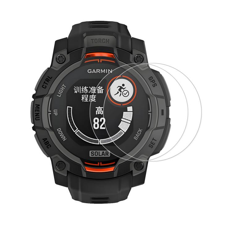 For Garmin Instinct E 45mm 2pcs ENKAY Hat-Prince 0.2mm 9H Tempered Glass Screen Protector Watch Film - free shipping - PMc TechLife - Order now!