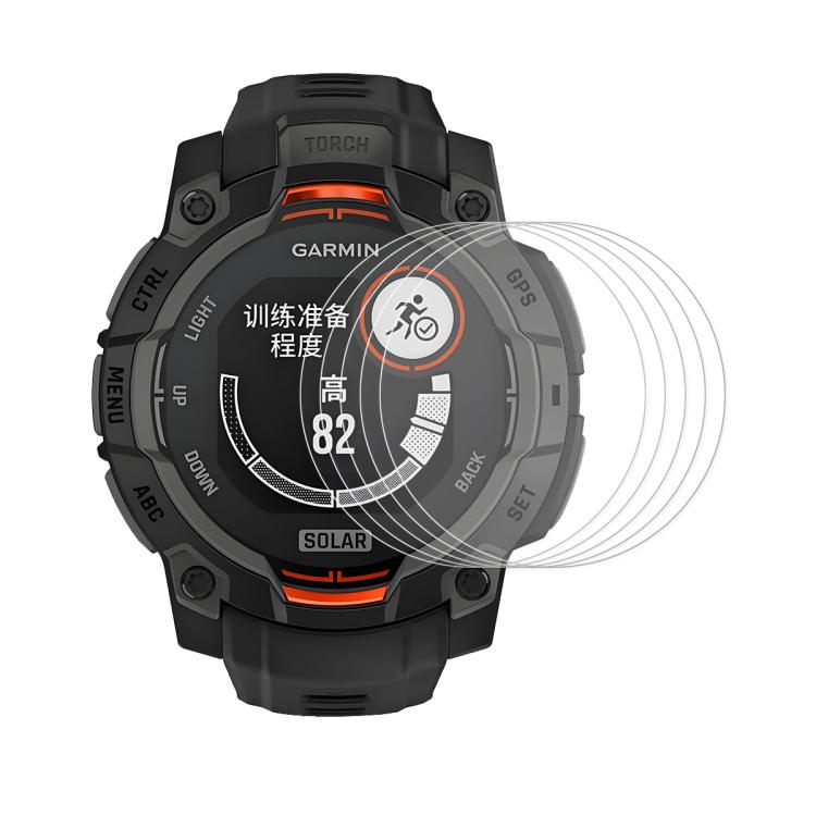 For Garmin Instinct E 40mm 5pcs ENKAY Hat-Prince 0.2mm 9H Tempered Glass Screen Protector Watch Film - free shipping - PMC TechLife - Order now!