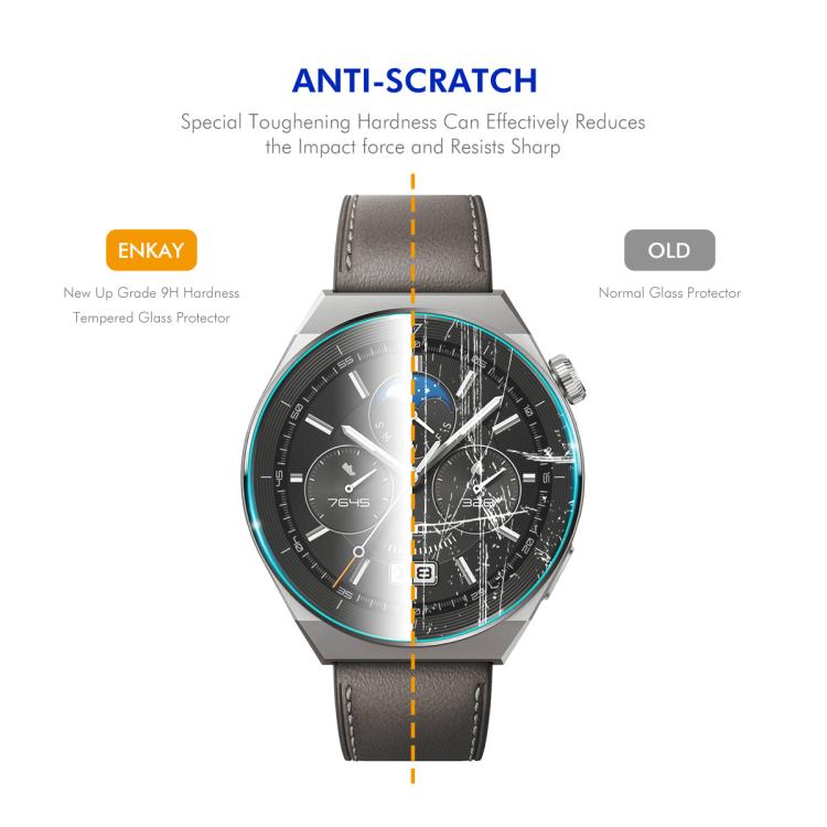 For Garmin Instinct E 40mm 5pcs ENKAY Hat-Prince 0.2mm 9H Tempered Glass Screen Protector Watch Film - free shipping - PMC TechLife - Order now!