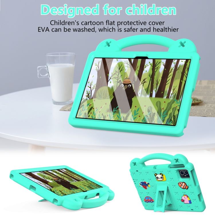 For Teclast M50 HD 10.1 / M50 Pro 10.1 2023 Handle Kickstand Children EVA Shockproof Tablet Case(Mint Green) - Teclast by PMC TechLife | Online Shopping South Africa | PMC TechLife | Buy Now Pay Later Mobicred