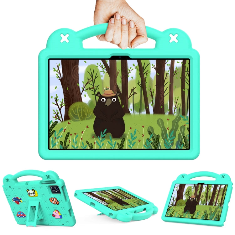 For Teclast M50 HD 10.1 / M50 Pro 10.1 2023 Handle Kickstand Children EVA Shockproof Tablet Case(Mint Green) - Teclast by PMC TechLife | Online Shopping South Africa | PMC TechLife | Buy Now Pay Later Mobicred