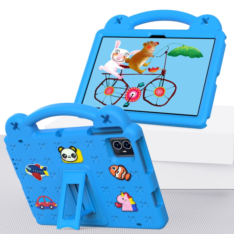 For Teclast M50 HD 10.1 / M50 Pro 10.1 2023 Handle Kickstand Children EVA Shockproof Tablet Case(Sky Blue) - Teclast by PMC TechLife | Online Shopping South Africa | PMC TechLife | Buy Now Pay Later Mobicred