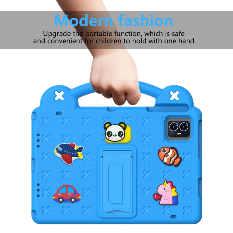 For Teclast M50 HD 10.1 / M50 Pro 10.1 2023 Handle Kickstand Children EVA Shockproof Tablet Case(Sky Blue) - Teclast by PMC TechLife | Online Shopping South Africa | PMC TechLife | Buy Now Pay Later Mobicred
