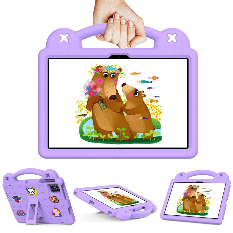 For Teclast M50 HD 10.1 / M50 Pro 10.1 2023 Handle Kickstand Children EVA Shockproof Tablet Case(Light Purple) - Teclast by PMC TechLife | Online Shopping South Africa | PMC TechLife | Buy Now Pay Later Mobicred