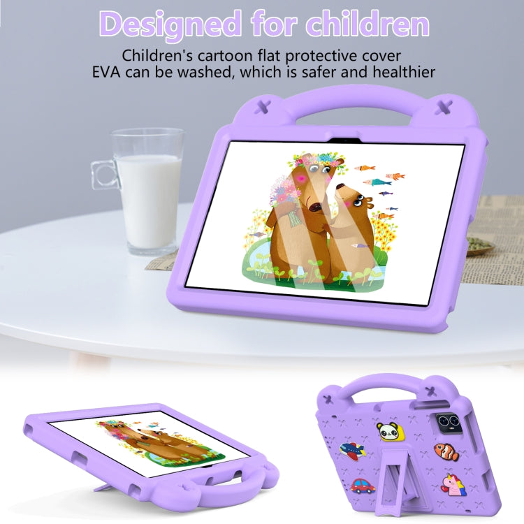 For Blackview Tab 80 10.1 2023 Handle Kickstand Children EVA Shockproof Tablet Case(Light Purple) - Others by PMC TechLife | Online Shopping South Africa | PMC TechLife | Buy Now Pay Later Mobicred