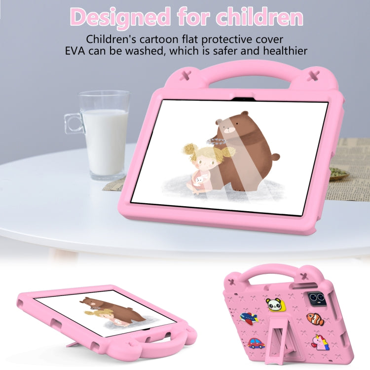 For Walmart ONN 10.1 Gen4 2024 Handle Kickstand Children EVA Shockproof Tablet Case(Pink) - Others by PMC Jewellery | Online Shopping South Africa | PMC Jewellery | Buy Now Pay Later Mobicred