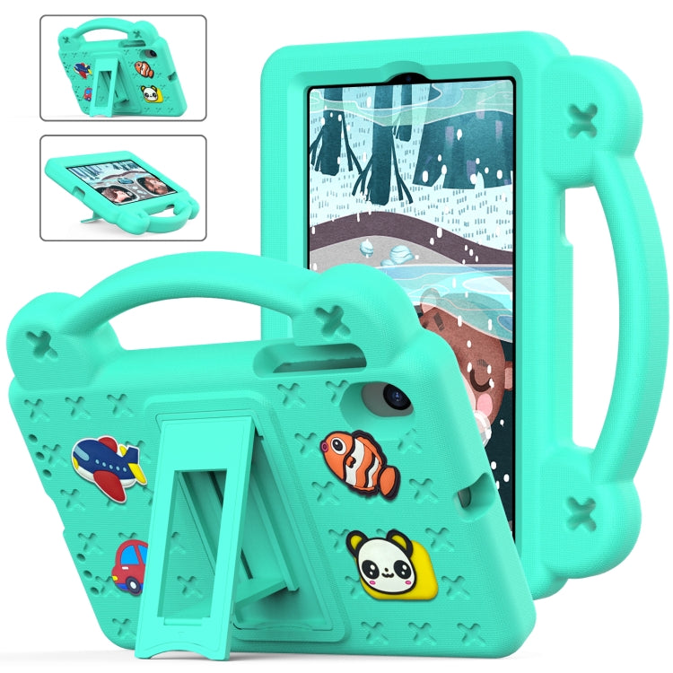 For Walmart Onn 7.0 Gen4 2024 Handle Kickstand Children EVA Shockproof Tablet Case(Mint Green) - Others by PMC TechLife | Online Shopping South Africa | PMC TechLife | Buy Now Pay Later Mobicred