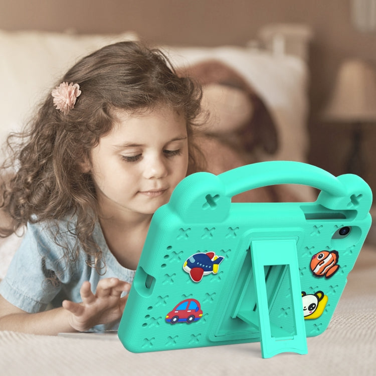 For Walmart Onn 7.0 Gen4 2024 Handle Kickstand Children EVA Shockproof Tablet Case(Mint Green) - Others by PMC TechLife | Online Shopping South Africa | PMC TechLife | Buy Now Pay Later Mobicred