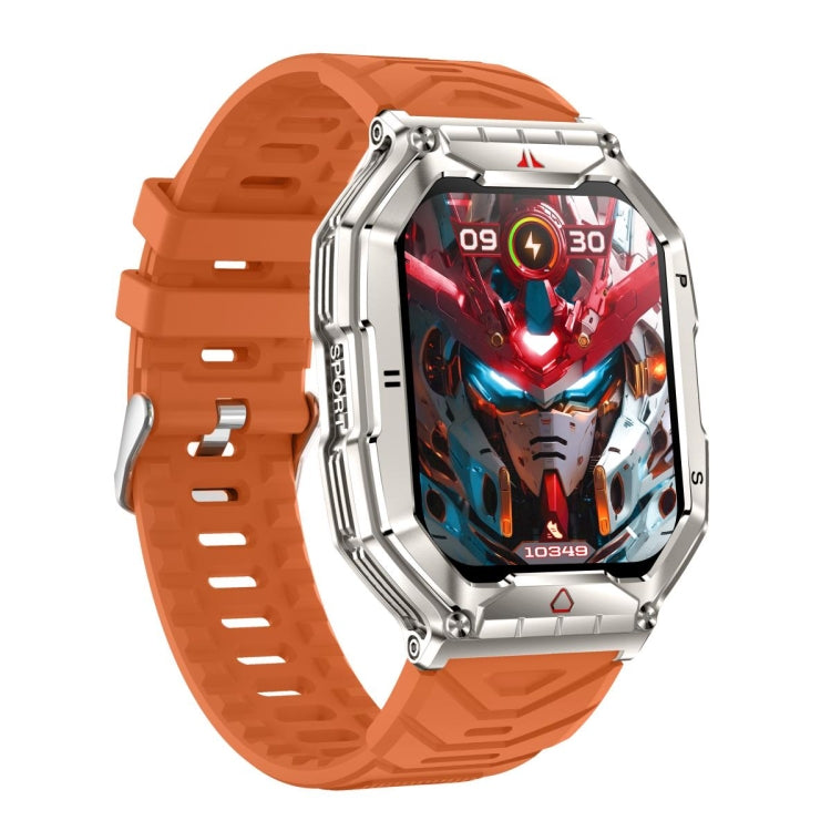 KR82 2.1 inch Color Screen Smart Watch, Support Bluetooth Call / Health Monitoring(Orange) - Smart Wristbands by PMC TechLife | Online Shopping South Africa | PMC TechLife | Buy Now Pay Later Mobicred