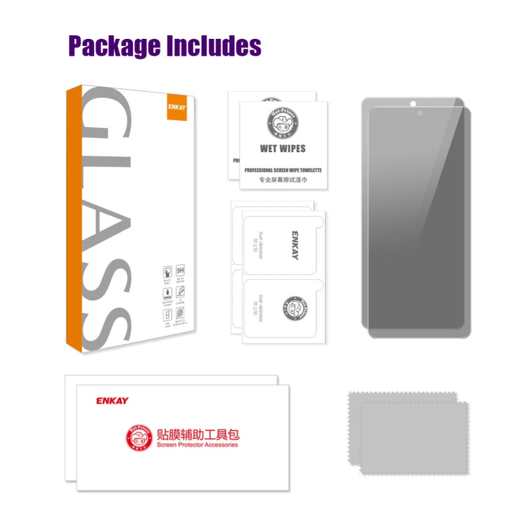 For Huawei Pura 70 2pcs ENKAY Hat-Prince 28 Degree Anti-peeping Privacy Tempered Glass Film - free shipping - PMC Jewellery - Order now!