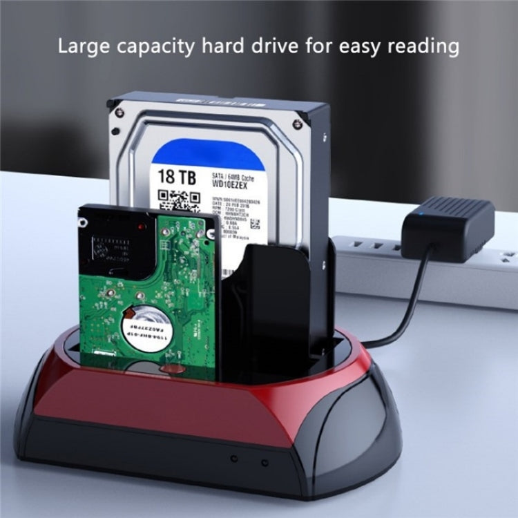 575D USB Hard Disk Holder Laptop Mobile Hard Disk Box 2.5 / 3.5inch SATA IDE HDD Base, Plug:AU Plug - HDD Enclosure by PMC Jewellery | Online Shopping South Africa | PMC Jewellery | Buy Now Pay Later Mobicred