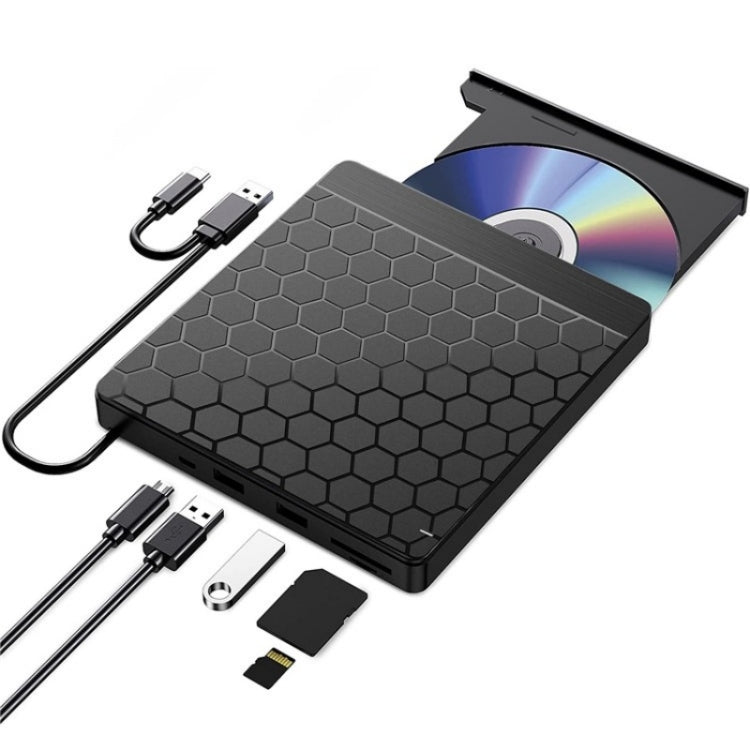 042  Football Pattern USB3.0 / Type-C Computer Laptop External Optical Drive Burner DVD Burner - free shipping - PMC Jewellery - Order now!