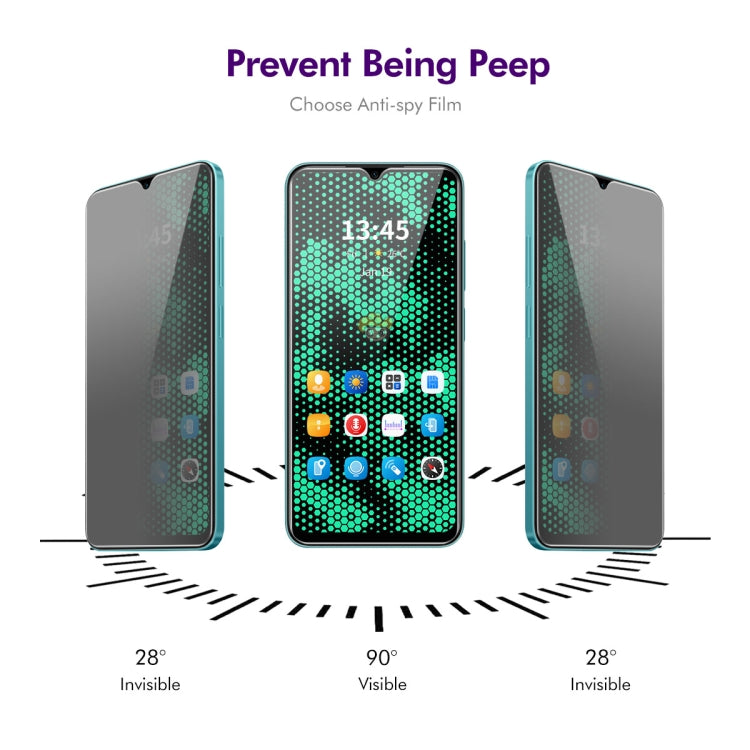 For Tecno Spark 10C ENKAY Hat-Prince 28 Degree Anti-peeping Privacy Tempered Glass Film - Tecno Tempered Glass by ENKAY | Online Shopping South Africa | PMC TechLife | Buy Now Pay Later Mobicred