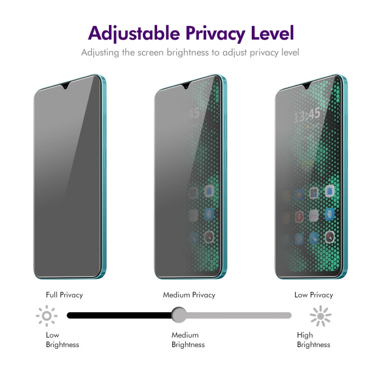 For Tecno Spark 9 5pcs ENKAY Hat-Prince 28 Degree Anti-peeping Privacy Tempered Glass Film - free shipping - PMC TechLife - Order now!