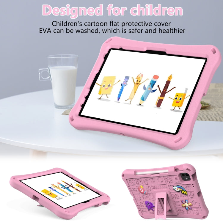 For iPad Air 11 2025 / 2024 Hi Baby EVA Full Body Tablet Case with Strap(Pink) - iPad Air 11 2025 / 2024 Cases by PMC TechLife | Online Shopping South Africa | PMC TechLife | Buy Now Pay Later Mobicred