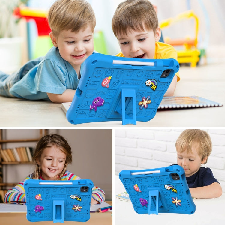 For iPad Air 11 2025 / 2024 Hi Baby EVA Full Body Tablet Case with Strap(Sky Blue) - iPad Air 11 2025 / 2024 Cases by PMC TechLife | Online Shopping South Africa | PMC TechLife | Buy Now Pay Later Mobicred