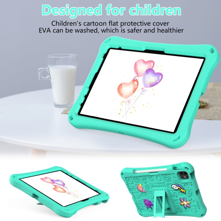 For iPad Air 11 2025 / 2024 Hi Baby EVA Full Body Tablet Case with Strap(Mint Green) - iPad Air 11 2025 / 2024 Cases by PMC TechLife | Online Shopping South Africa | PMC TechLife | Buy Now Pay Later Mobicred