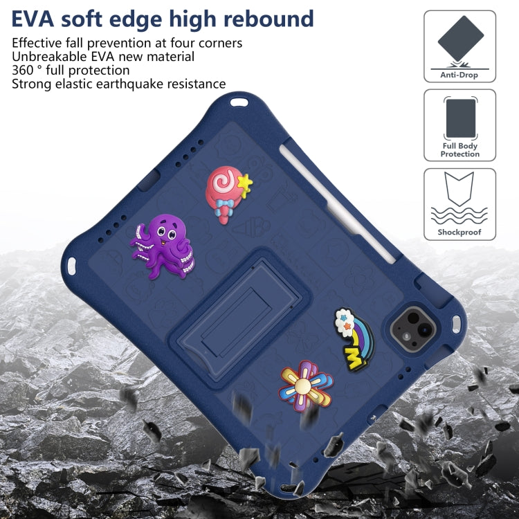 For iPad Air 11 2025 / 2024 Hi Baby EVA Full Body Tablet Case with Strap(Navy Blue) - iPad Air 11 2025 / 2024 Cases by PMC TechLife | Online Shopping South Africa | PMC TechLife | Buy Now Pay Later Mobicred