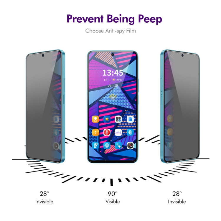 For OPPO Reno11 F / F25 Pro ENKAY Hat-Prince 28 Degree Anti-peeping Privacy Silk Print Tempered Glass Film - free shipping - PMC Jewellery - Order now!
