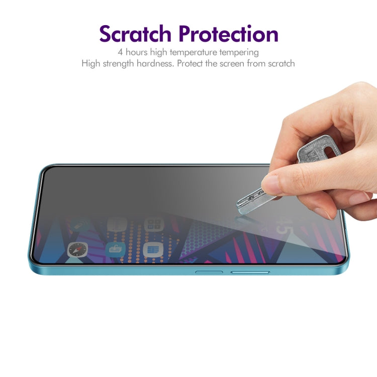 For OPPO Reno11 F / F25 Pro 5pcs ENKAY Hat-Prince 28 Degree Anti-peeping Privacy Silk Print Tempered Glass Film - free shipping - PMC Jewellery - Order now!