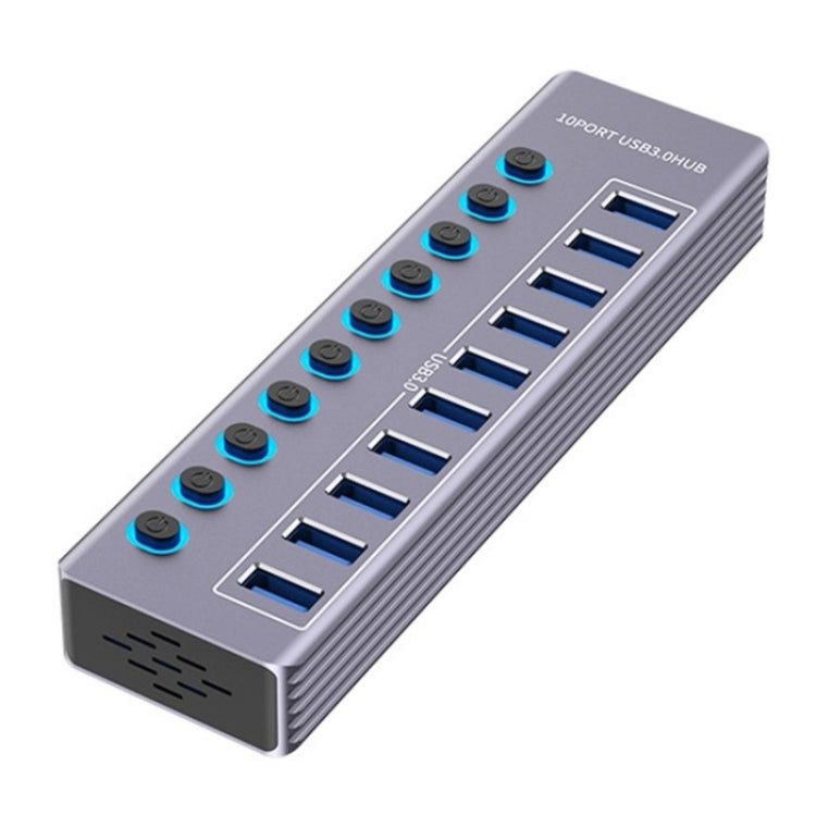 U310 10-in-1 USB 3.0 Extension HUB USB Power Charging Station with Individual Switch - USB 3.0 HUB by PMC Jewellery | Online Shopping South Africa | PMC Jewellery | Buy Now Pay Later Mobicred