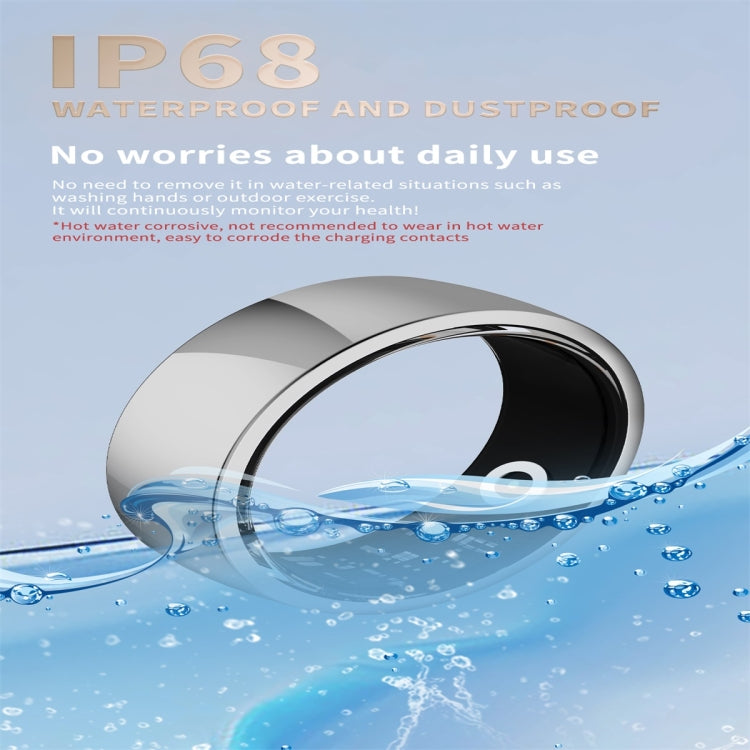 R09M SIZE 20 Smart Ring, Support Health Monitoring / Care For Families(Silver) - Smart Rings / Smart Telephones by PMC TechLife | Online Shopping South Africa | PMC TechLife | Buy Now Pay Later Mobicred