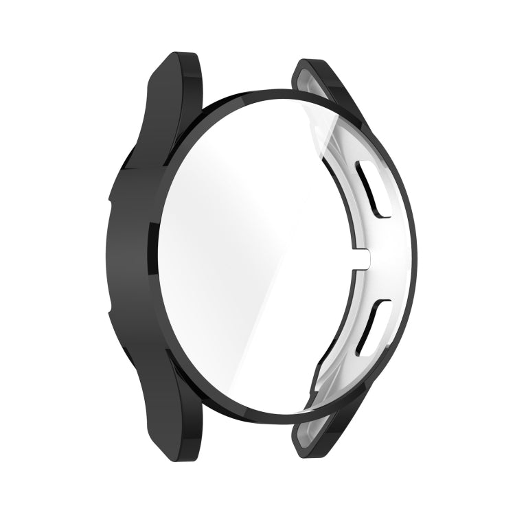 For Samsung Galaxy Watch FE 40mm Full Coverage TPU Electroplated Watch Protective Case(Black) - Watch Cases by PMC TechLife | Online Shopping South Africa | PMC TechLife | Buy Now Pay Later Mobicred