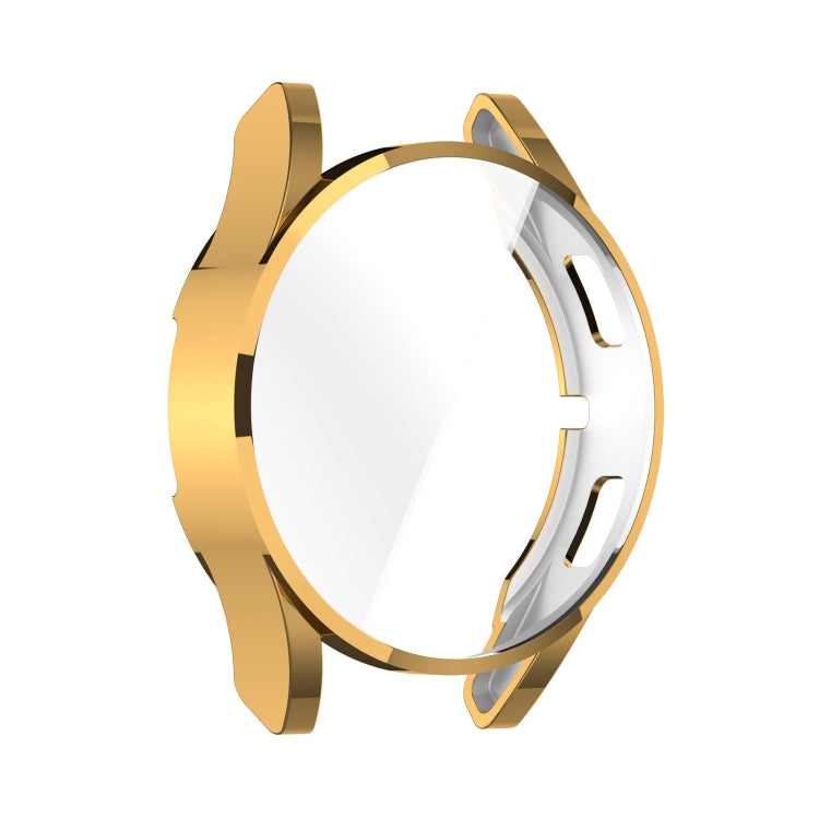 For Samsung Galaxy Watch FE 40mm Full Coverage TPU Electroplated Watch Protective Case(Gold) - Watch Cases by PMC TechLife | Online Shopping South Africa | PMC TechLife | Buy Now Pay Later Mobicred