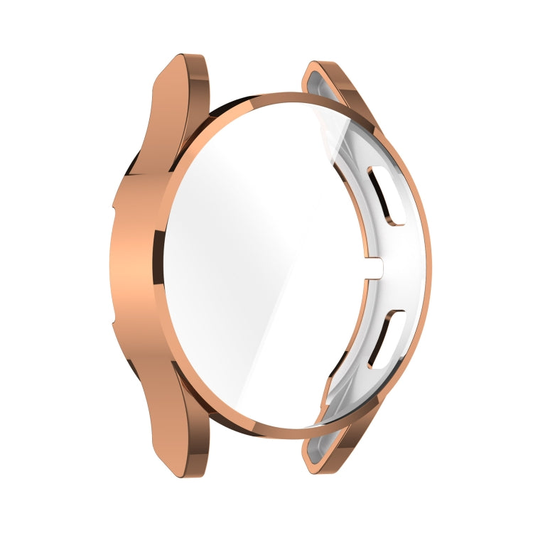 For Samsung Galaxy Watch FE 40mm Full Coverage TPU Electroplated Watch Protective Case(Rose Gold) - Watch Cases by PMC TechLife | Online Shopping South Africa | PMC TechLife | Buy Now Pay Later Mobicred