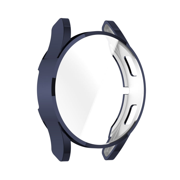 For Samsung Galaxy Watch FE 40mm Full Coverage TPU Electroplated Watch Protective Case(Dark Blue) - Watch Cases by PMC TechLife | Online Shopping South Africa | PMC TechLife | Buy Now Pay Later Mobicred