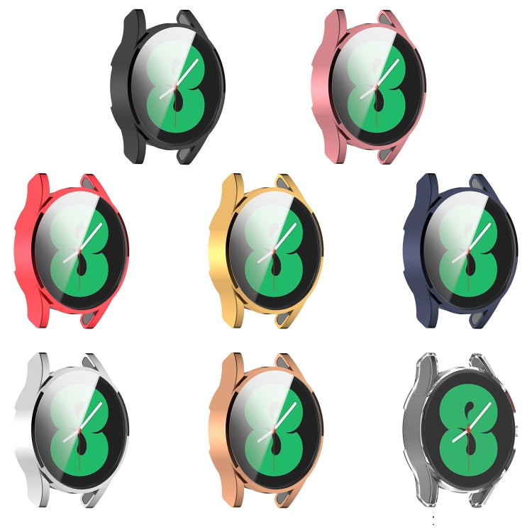 For Samsung Galaxy Watch FE 40mm Full Coverage TPU Electroplated Watch Protective Case(Sliver) - Watch Cases by PMC TechLife | Online Shopping South Africa | PMC TechLife | Buy Now Pay Later Mobicred