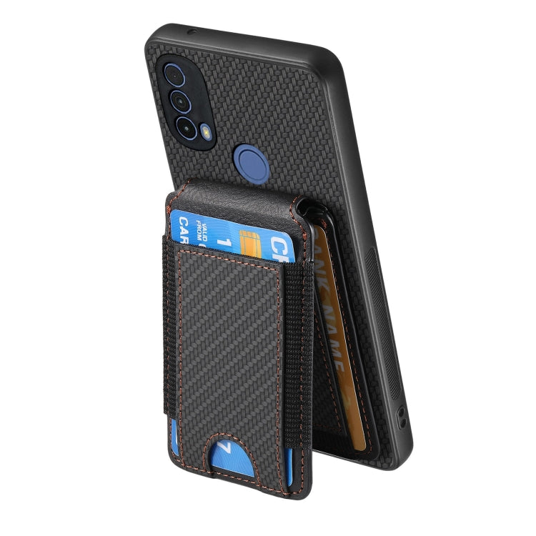 For Motorola Moto G 5G 2024 4G Carbon Fiber Vertical Flip Wallet Stand Phone Case(Black) - Motorola Cases by PMC TechLife | Online Shopping South Africa | PMC TechLife | Buy Now Pay Later Mobicred