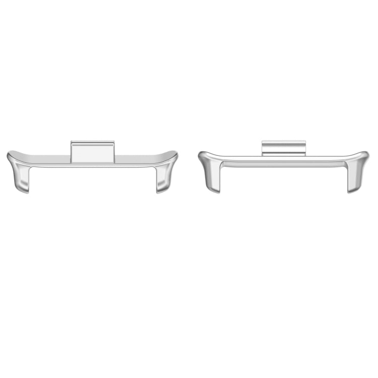 For vivo Watch GT 22mm 1 Pair Metal Watch Band Connector(Silver) - Watch Bands by PMc TechLife | Online Shopping South Africa | PMc TechLife | Buy Now Pay Later Mobicred