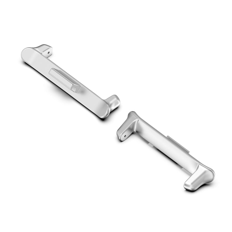 For vivo Watch GT 22mm 1 Pair Metal Watch Band Connector(Silver) - Watch Bands by PMc TechLife | Online Shopping South Africa | PMc TechLife | Buy Now Pay Later Mobicred