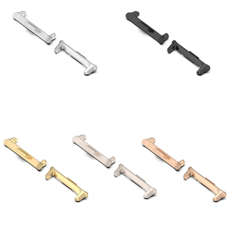 For vivo Watch GT 22mm 1 Pair Metal Watch Band Connector(Gold) - Watch Bands by PMc TechLife | Online Shopping South Africa | PMc TechLife | Buy Now Pay Later Mobicred