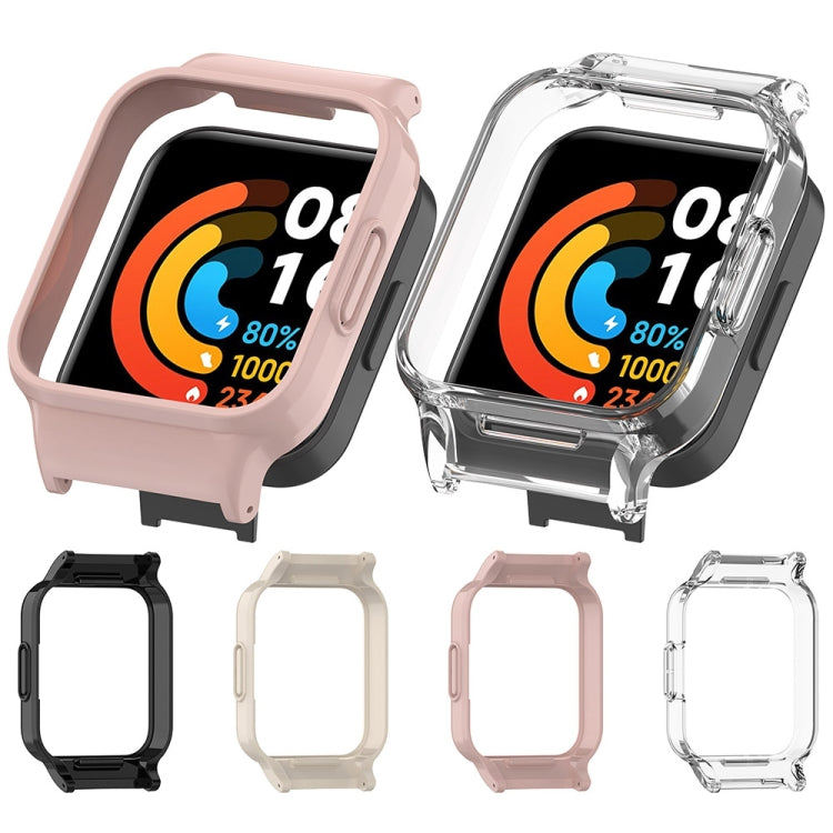 For Redmi Watch 3 Half Pack PC Watch Protective Case(Pink) - Watch Cases by PMC TechLife | Online Shopping South Africa | PMC TechLife | Buy Now Pay Later Mobicred