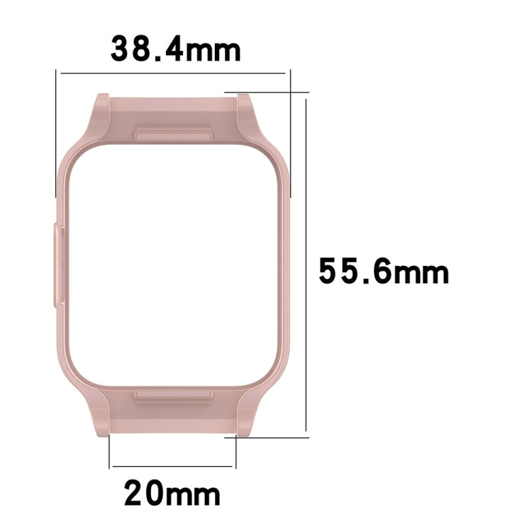 For Redmi Watch 2 Half Pack PC Watch Protective Case(Creamy White) - Watch Cases by PMC TechLife | Online Shopping South Africa | PMC TechLife | Buy Now Pay Later Mobicred