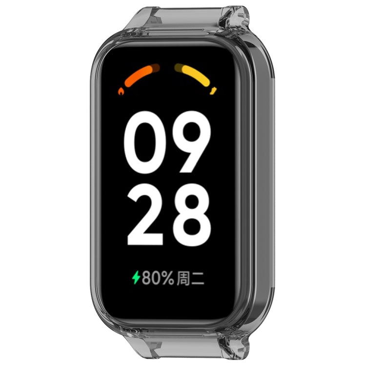 For Redmi Band 2 Half Pack PC Watch Protective Case(Transparent Black) - Watch Cases by PMC TechLife | Online Shopping South Africa | PMC TechLife | Buy Now Pay Later Mobicred