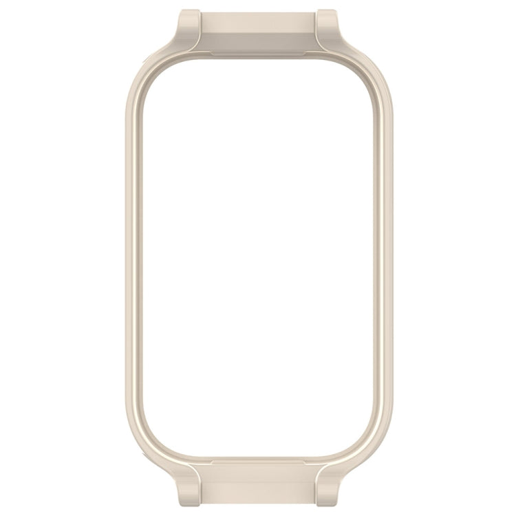 For Xiaomi Smart Band 8 Active Half Pack PC Watch Protective Case(Creamy White) - Watch Cases by PMC TechLife | Online Shopping South Africa | PMC TechLife | Buy Now Pay Later Mobicred