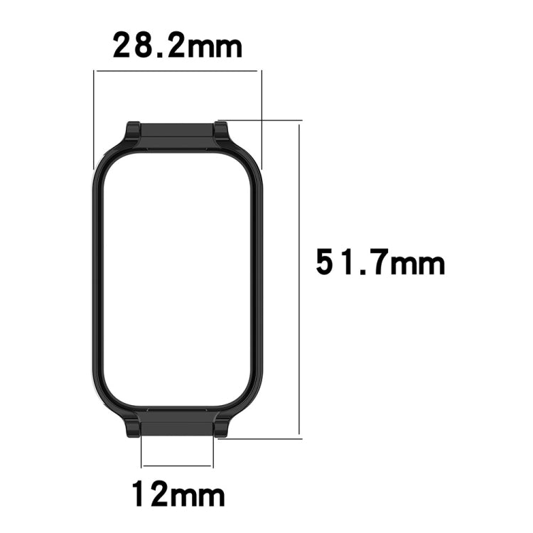 For Redmi Band 2 Half Pack PC Watch Protective Case(Creamy White) - Watch Cases by PMC TechLife | Online Shopping South Africa | PMC TechLife | Buy Now Pay Later Mobicred