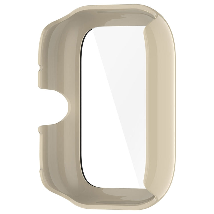 For vivo Watch GT PC + Tempered Glass Film Integrated Watch Protective Case(Ivory White) - Watch Case by PMC TechLife | Online Shopping South Africa | PMC TechLife | Buy Now Pay Later Mobicred