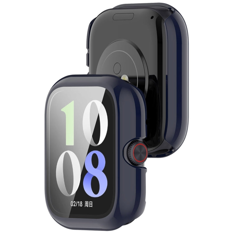 For vivo Watch GT PC + Tempered Glass Film Integrated Watch Protective Case(Ink Blue) - Watch Case by PMC TechLife | Online Shopping South Africa | PMC TechLife | Buy Now Pay Later Mobicred