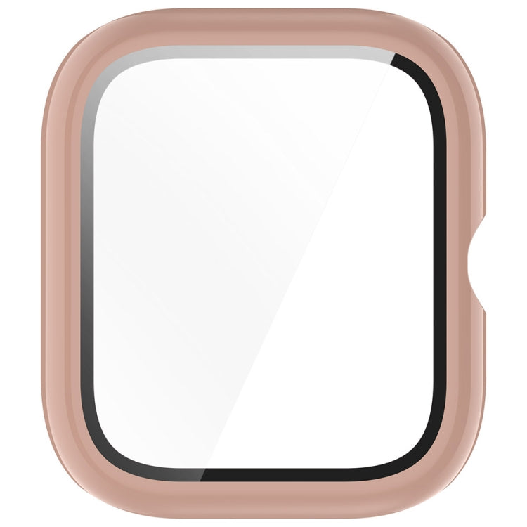 For vivo Watch GT PC + Tempered Glass Film Integrated Watch Protective Case(Pink) - Watch Case by PMC TechLife | Online Shopping South Africa | PMC TechLife | Buy Now Pay Later Mobicred