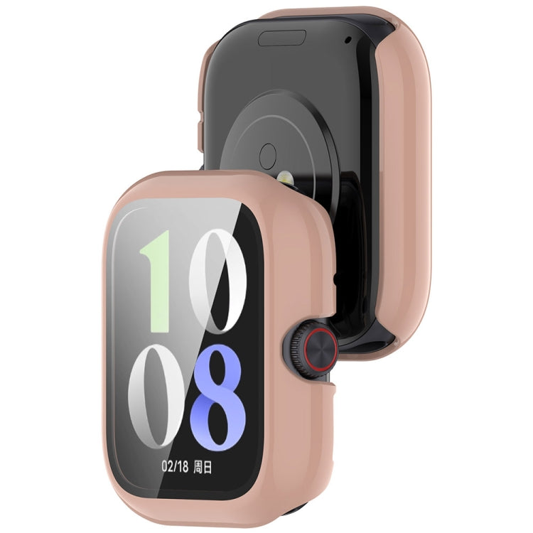 For vivo Watch GT PC + Tempered Glass Film Integrated Watch Protective Case(Pink) - Watch Case by PMC TechLife | Online Shopping South Africa | PMC TechLife | Buy Now Pay Later Mobicred