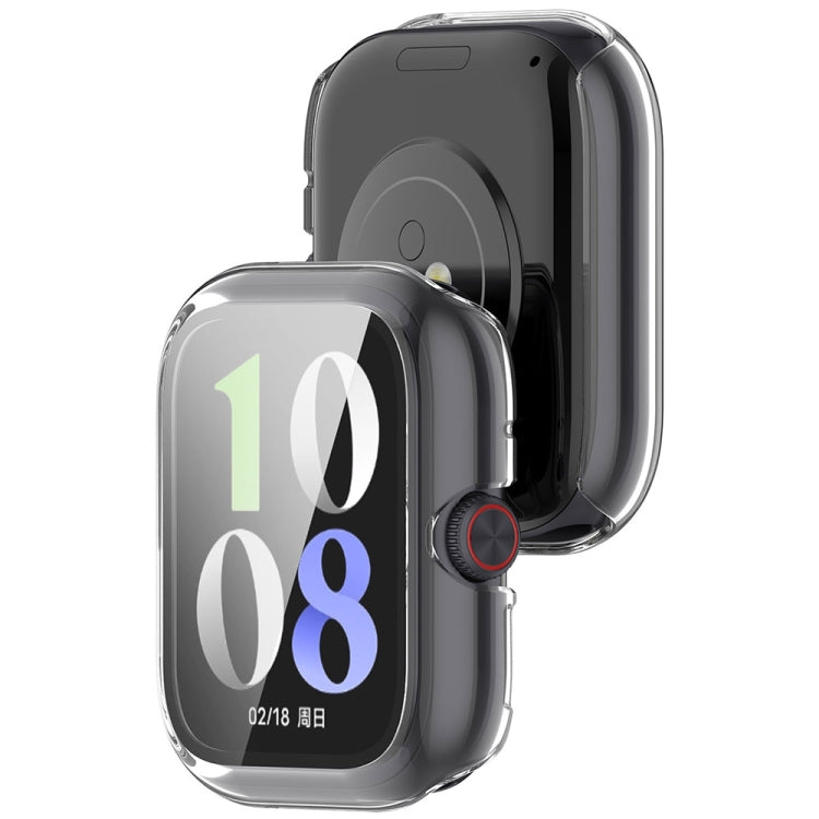 For vivo Watch GT PC + Tempered Glass Film Integrated Watch Protective Case(Transparent White) - Watch Case by PMC TechLife | Online Shopping South Africa | PMC TechLife | Buy Now Pay Later Mobicred
