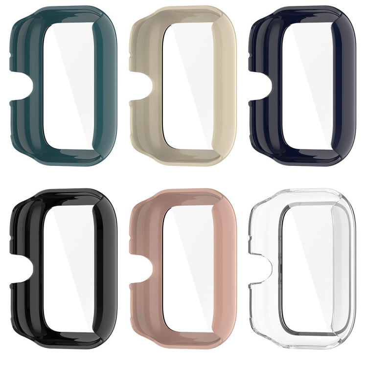 For vivo Watch GT PC + Tempered Glass Film Integrated Watch Protective Case(Pink) - Watch Case by PMC TechLife | Online Shopping South Africa | PMC TechLife | Buy Now Pay Later Mobicred