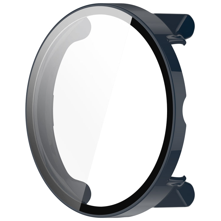 For Suunto Race PC + Tempered Glass Film Integrated Watch Protective Case(Deep Blue) - Watch Case by PMC TechLife | Online Shopping South Africa | PMC TechLife | Buy Now Pay Later Mobicred