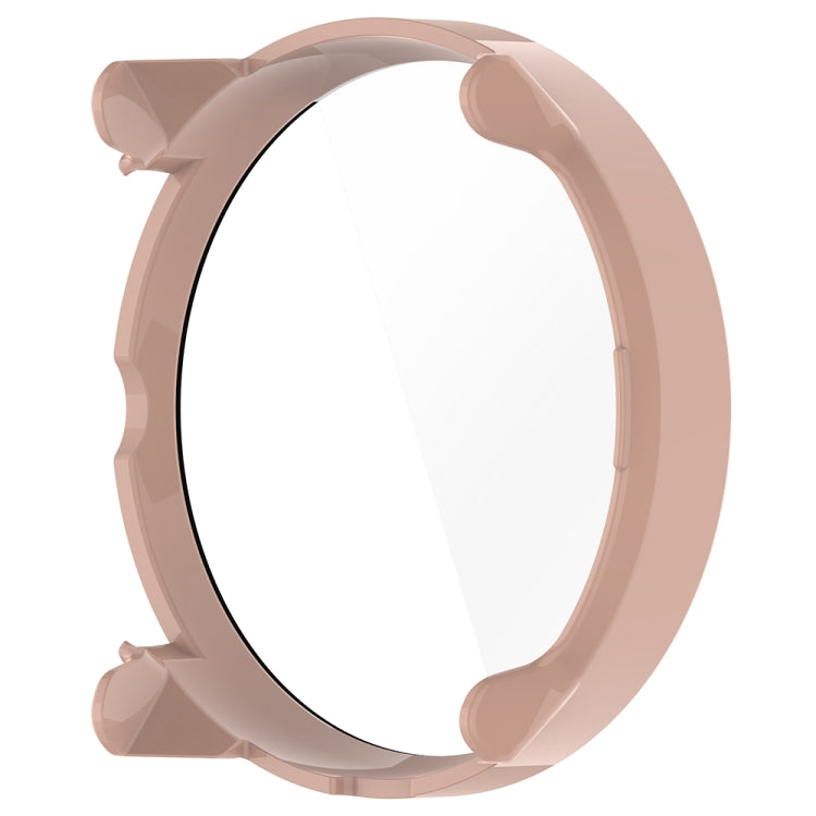 For Suunto Race PC + Tempered Glass Film Integrated Watch Protective Case(Pink) - Watch Case by PMC TechLife | Online Shopping South Africa | PMC TechLife | Buy Now Pay Later Mobicred