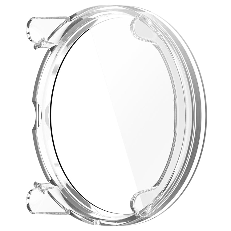 For Suunto Race PC + Tempered Glass Film Integrated Watch Protective Case(Transparent White) - Watch Case by PMC TechLife | Online Shopping South Africa | PMC TechLife | Buy Now Pay Later Mobicred