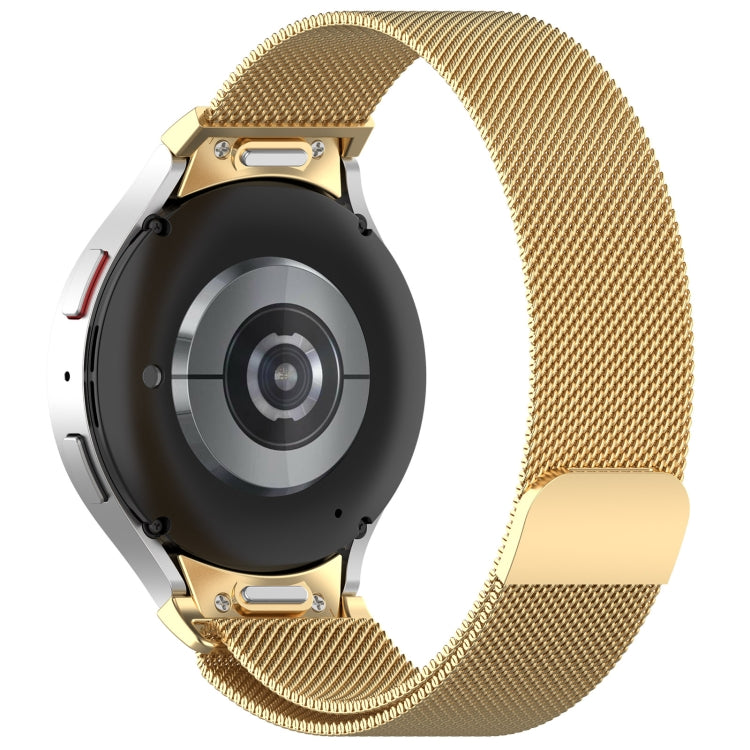 For Samsung Galaxy Watch  7 40 / 44mm Milan Magnetic Quick Release Stainless Steel Watch Band(Gold) - free shipping - PMC TechLife - Order now!